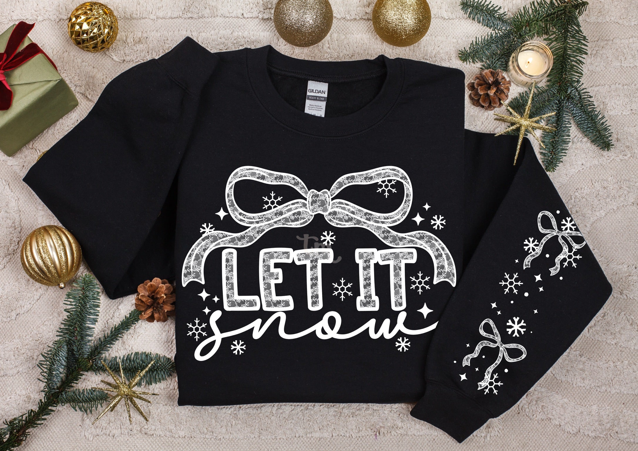Lace Let it Snow with SLEEVE