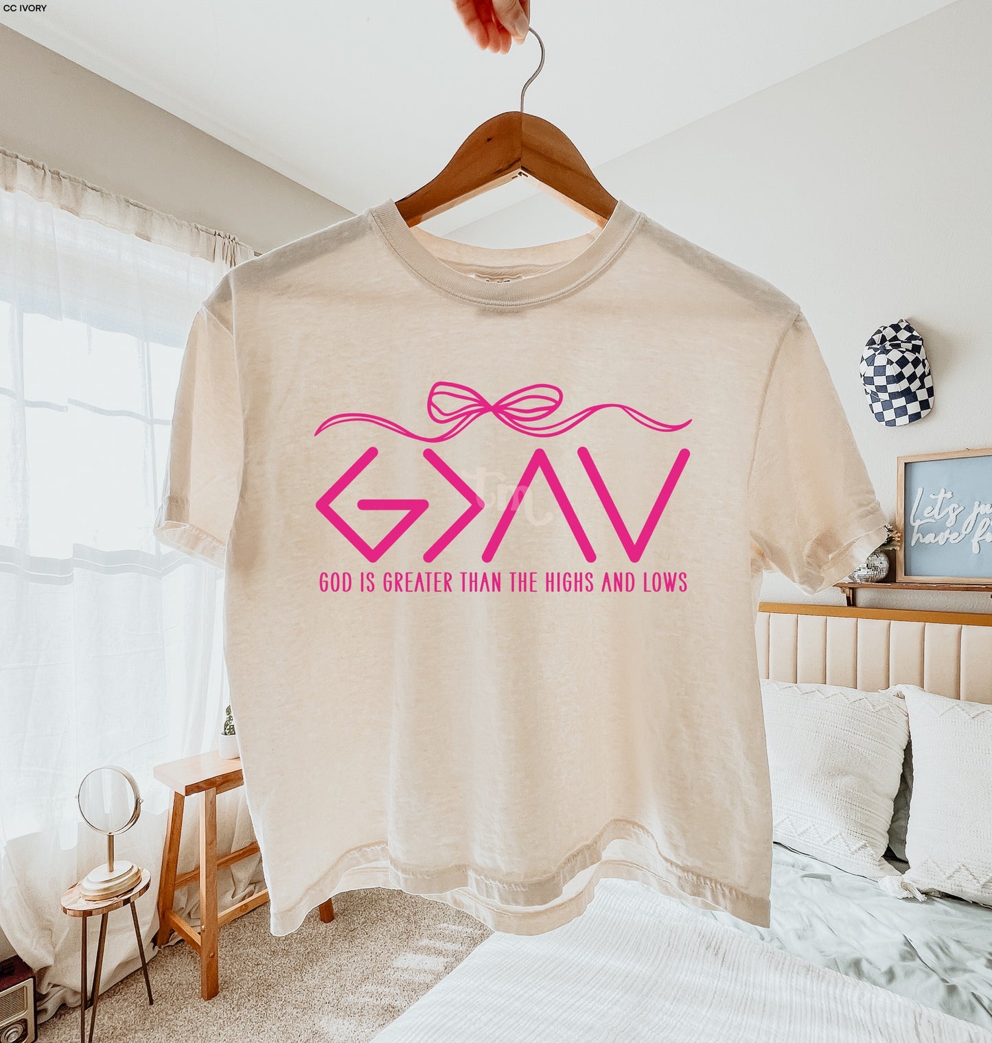 God is Greater HOT PINK INK