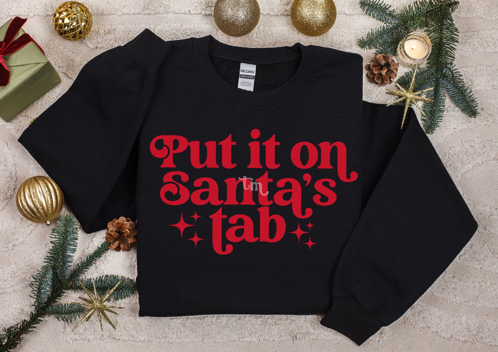 Santa's Tab FIRE RED INK