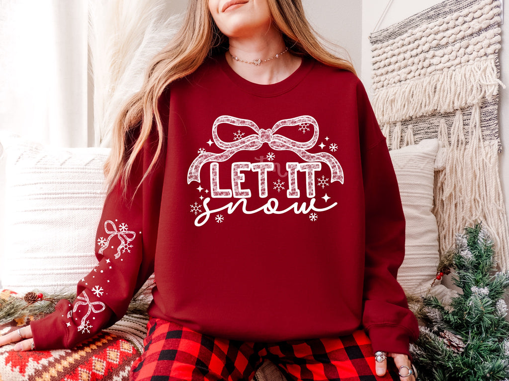 Lace Let it Snow with SLEEVE