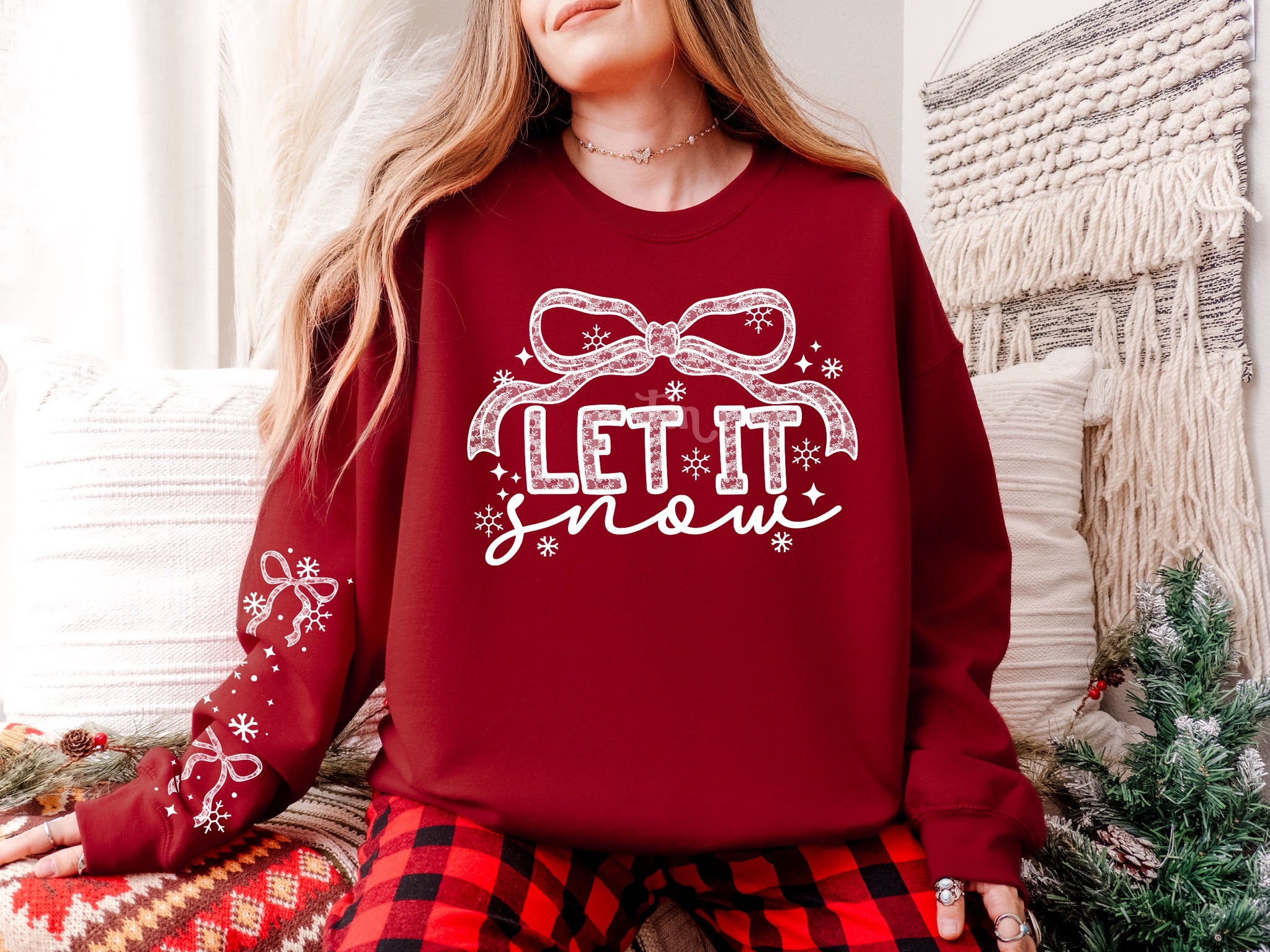 Lace Let it Snow with SLEEVE