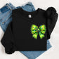 TMT // Furry Green Christmas Bow FULL SIZE + POCKET