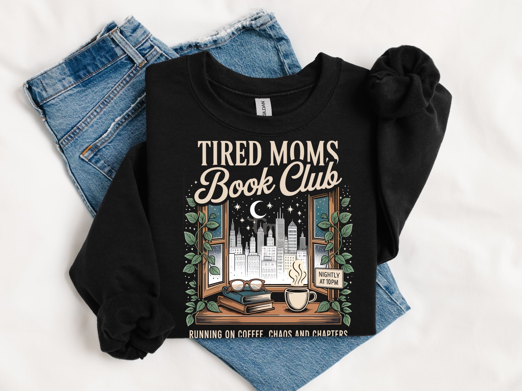 Tired Mom's Book Club MATTE CLEAR FILM