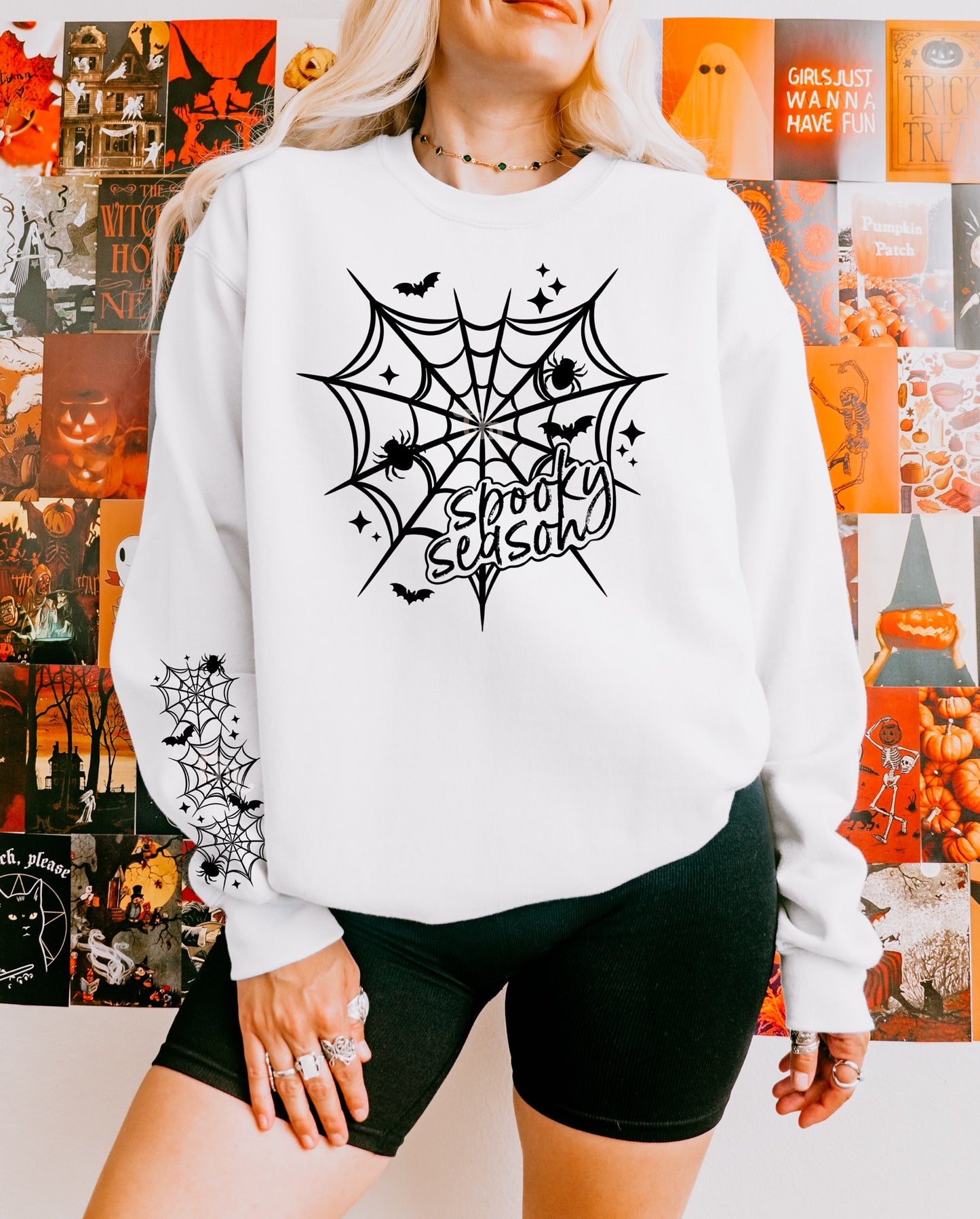 Spooky Season Web with Sleeve