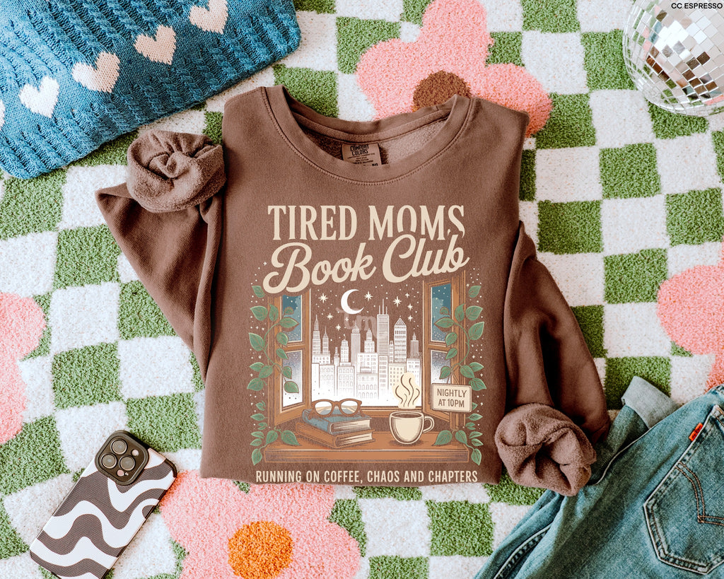 Tired Mom's Book Club MATTE CLEAR FILM