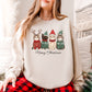 GLITTER Meowy Christmas MATTE CLEAR FILM