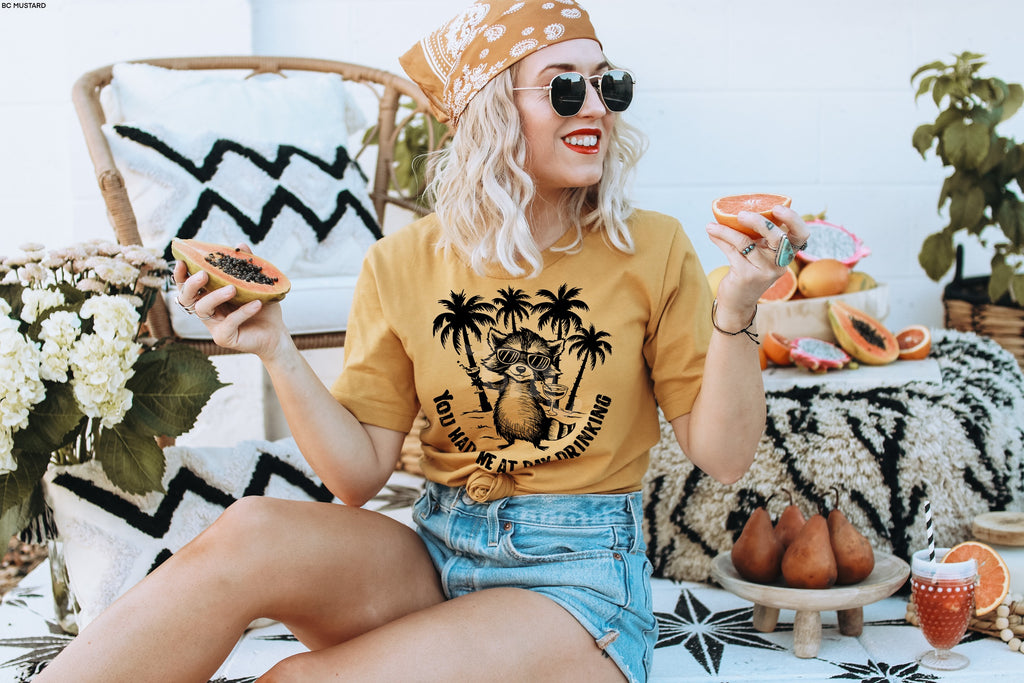 Day Drinking Raccoon