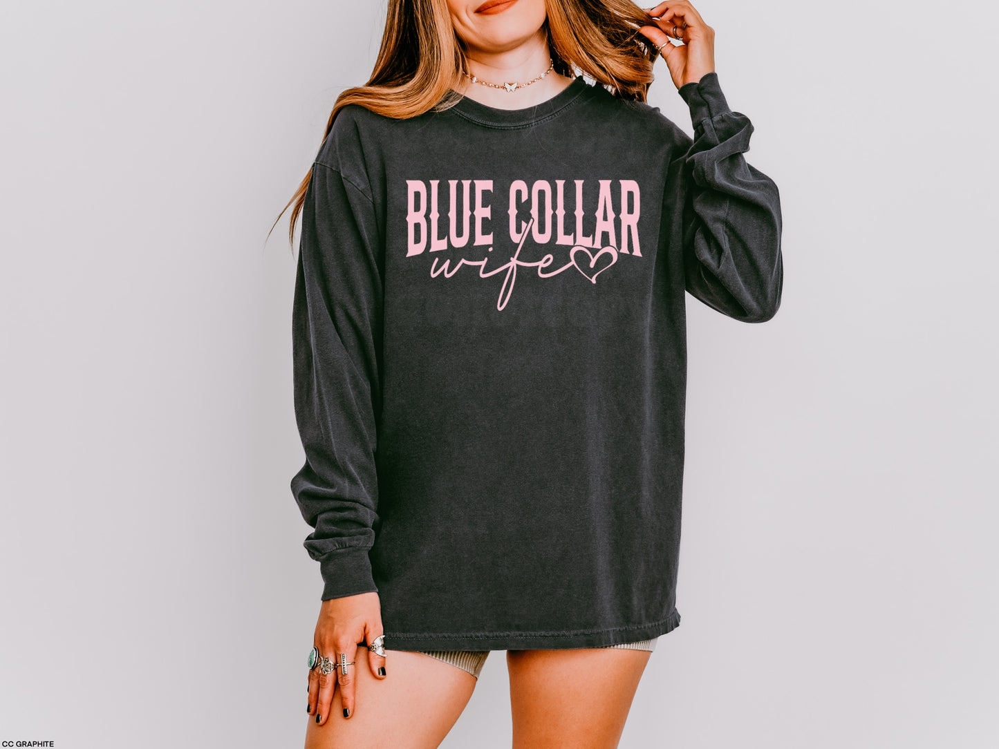 Blue Collar Wife BABY PINK INK