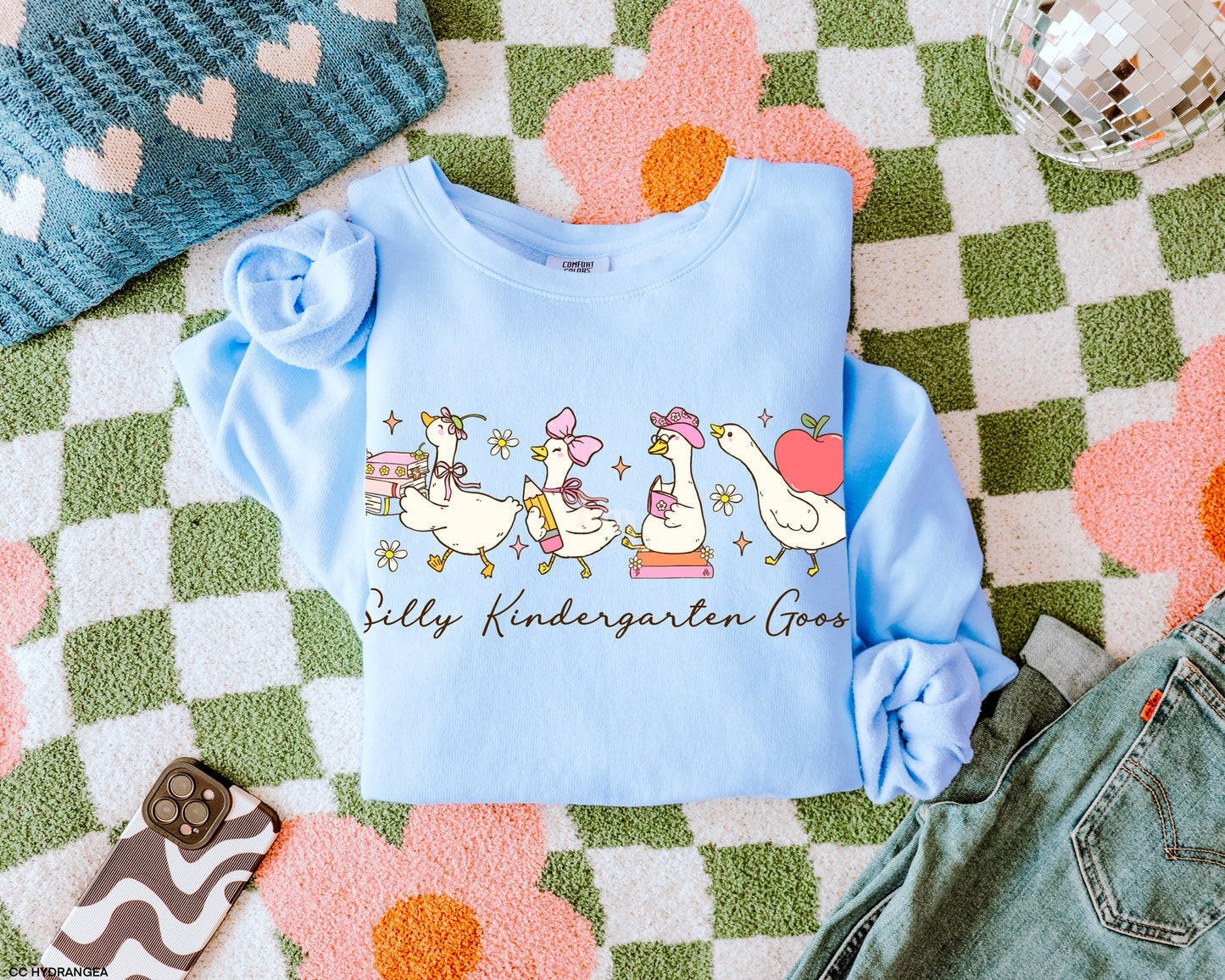 Silly Kindergarten Goose MATTE CLEAR FILM