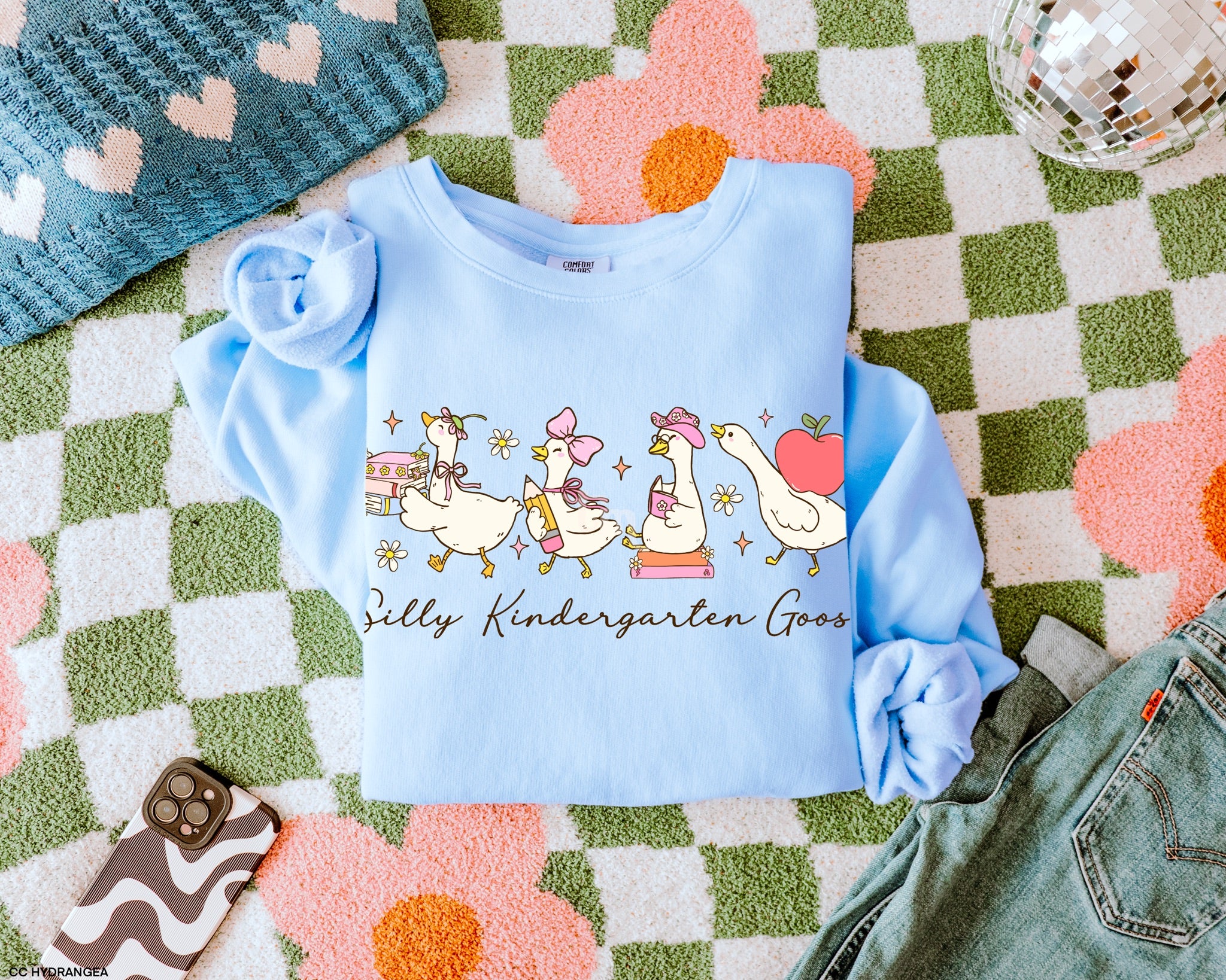 Silly Kindergarten Goose MATTE CLEAR FILM