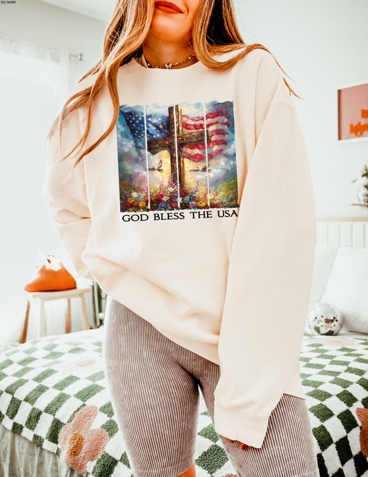God Bless The USA MATTE CLEAR FILM