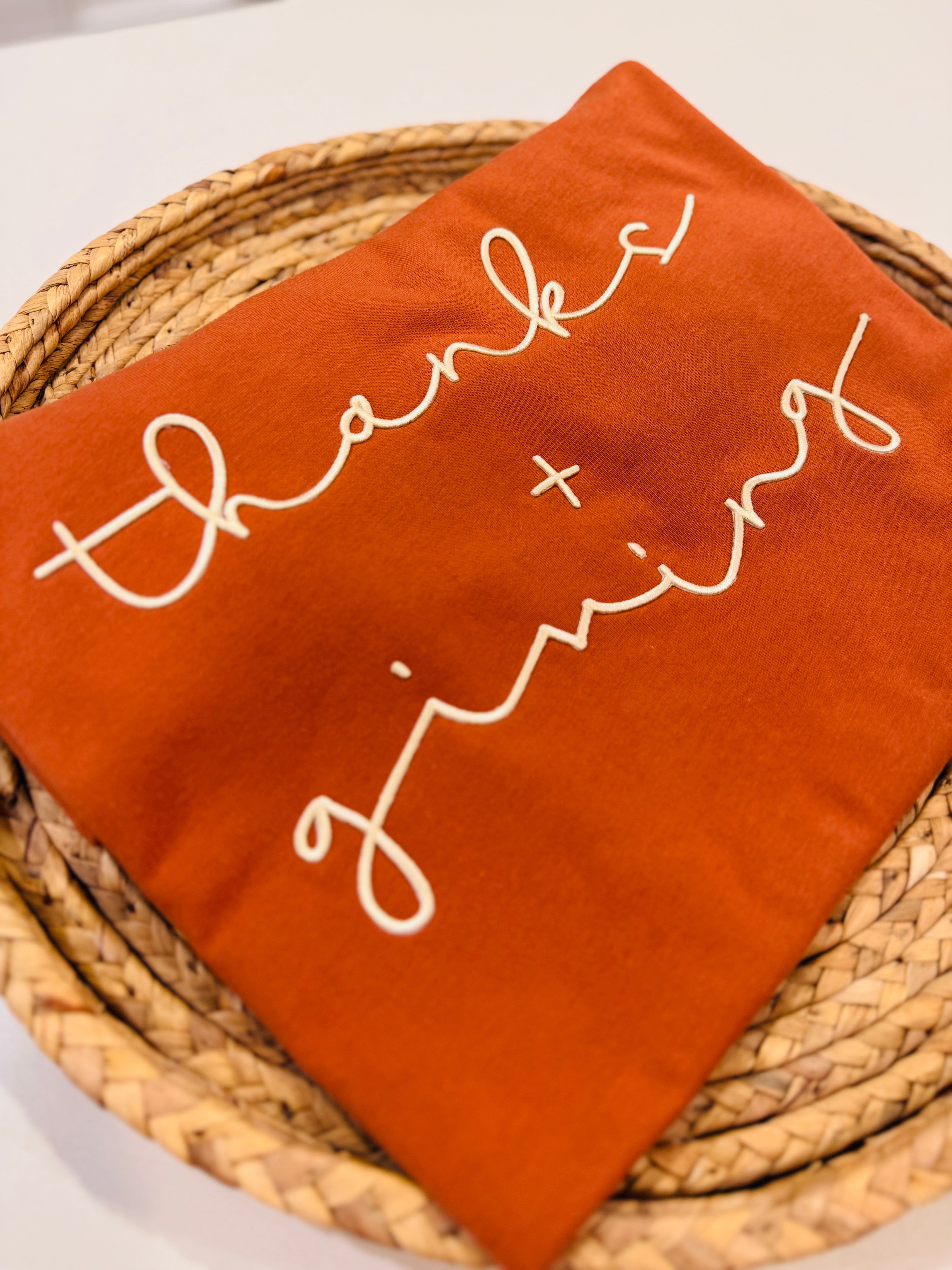 Thanks + Giving || 10.5” 3D Embroidery Patch