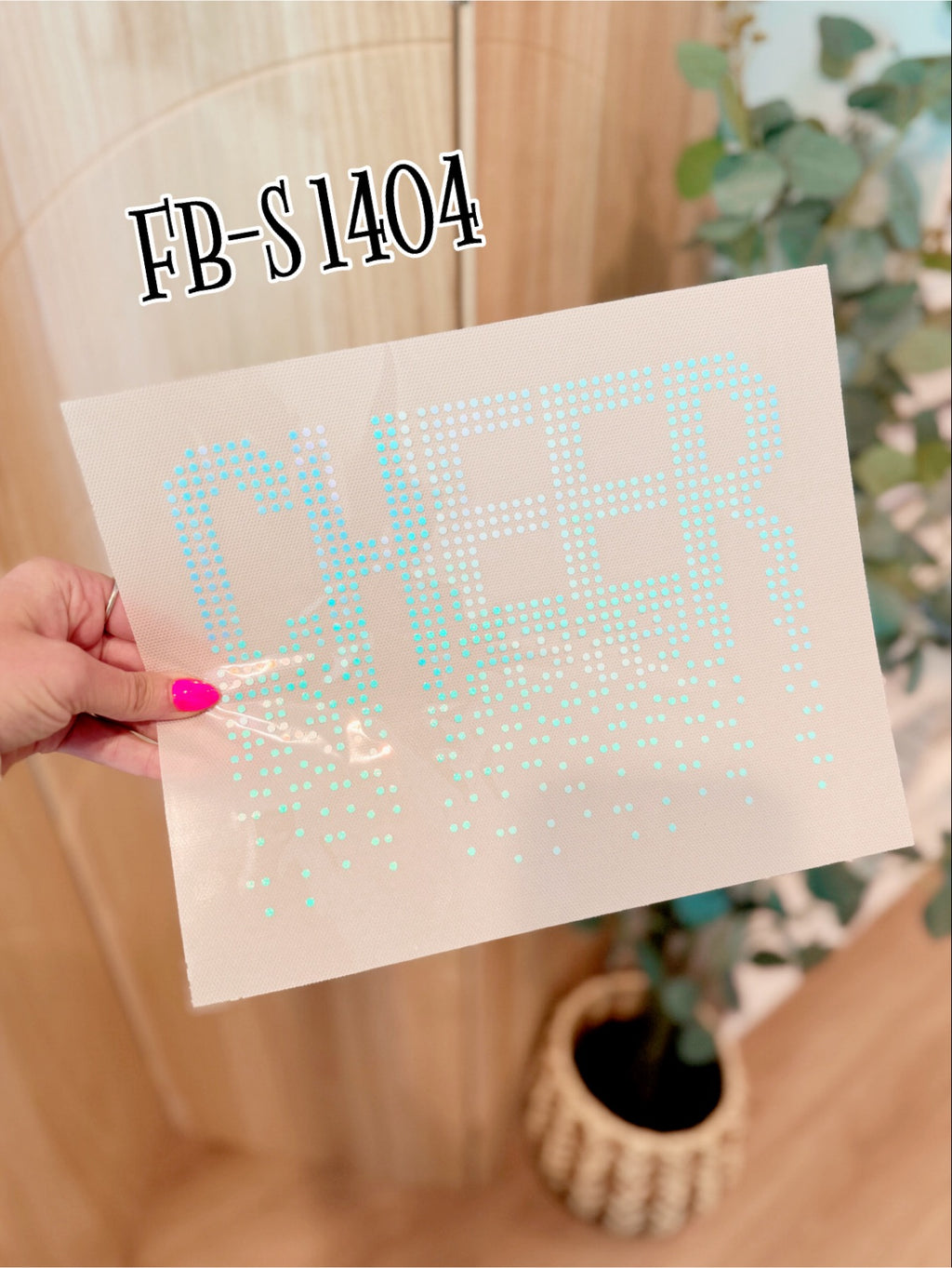 Cheer Drip YOUTH 9" SPANGLE TRANSFER