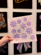 RTS // Snowflakes Pattern SPANGLE TRANSFER available in three different colors