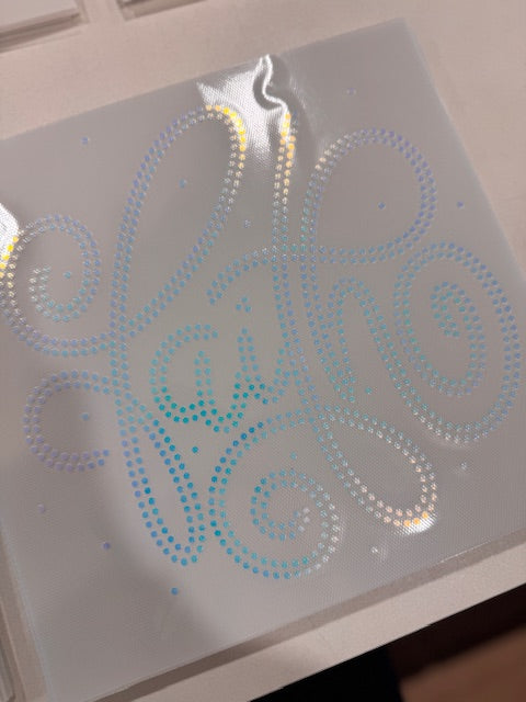 READY TO SHIP // Faith SPANGLE TRANSFER c. 1404