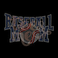 Baseball Mom 3 Color RHINESTONE TRANSFER