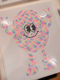 READY TO SHIP // Peace Egg SPANGLE TRANSFER c. 2899 + 119 + 16123
