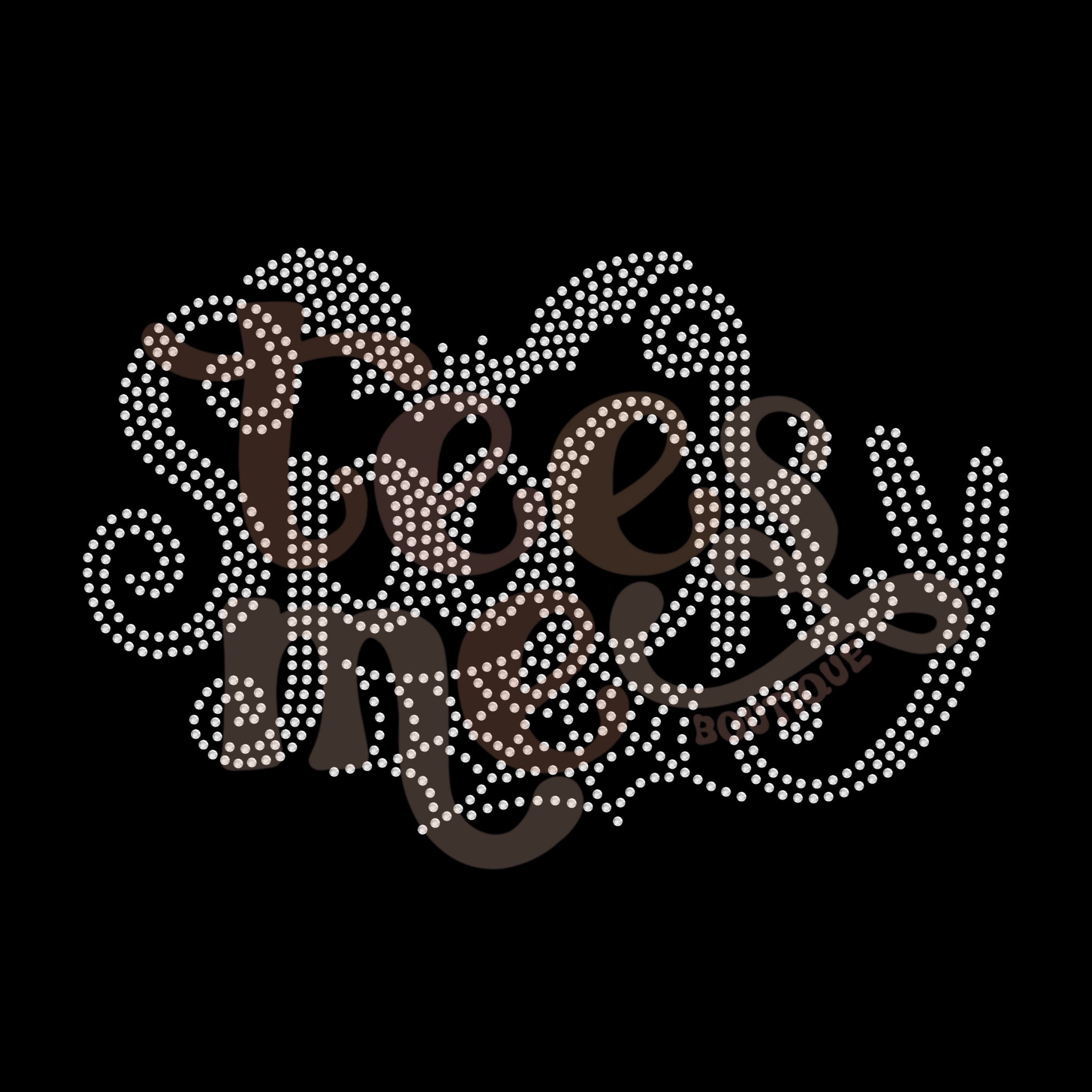 Halloween Spooky RHINESTONE TRANSFER