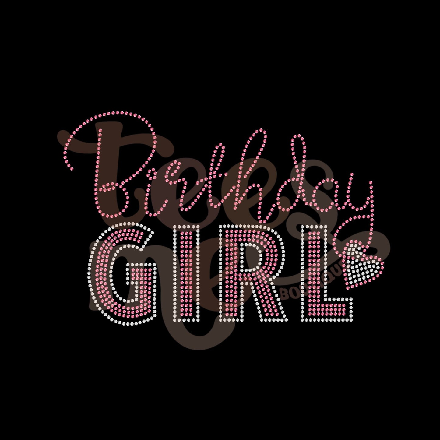 ADULT Birthday Girl RHINESTONE TRANSFER