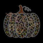 Leopard Pumpkin RHINESTONE TRANSFER