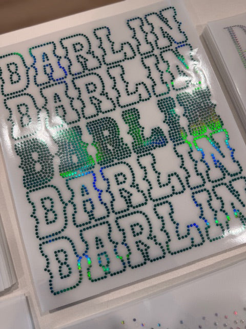 READY TO SHIP // Darlin' SPANGLE TRANSFER c. 1355