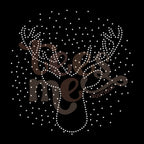Reindeer Scatter RHINESTONE TRANSFER