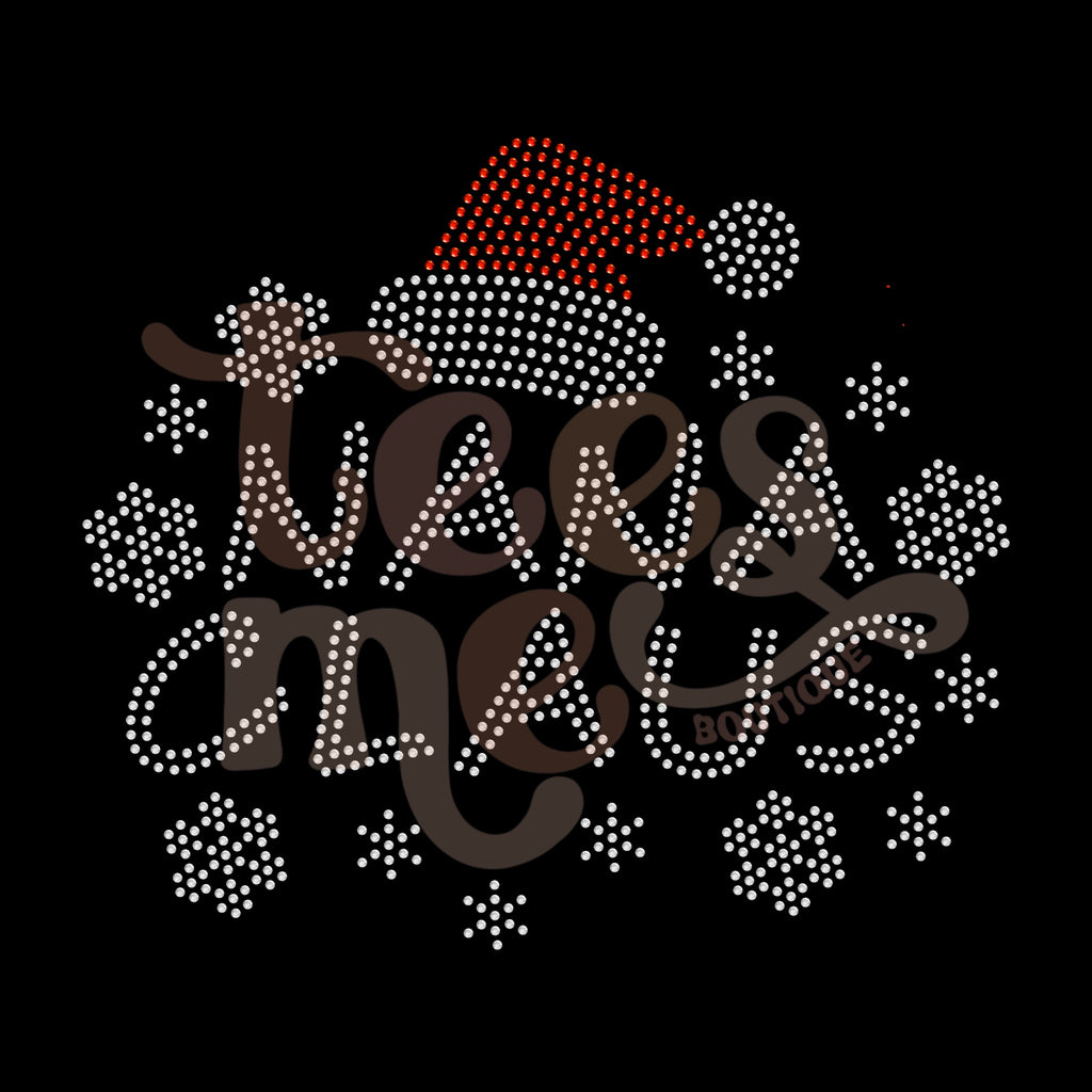 Nana Claus RHINESTONE TRANSFER