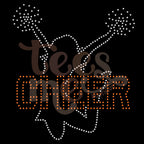 Jumping Cheerleader RHINESTONE TRANSFER