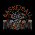 Basketball Mom Queen RHINESTONE TRANSFER