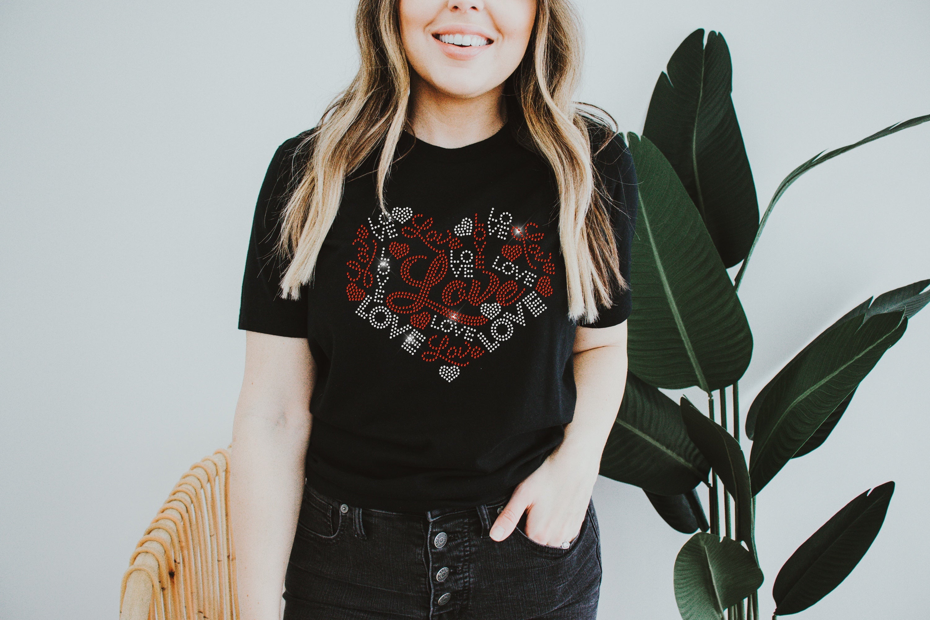 Love Heart 2 Color Spangles