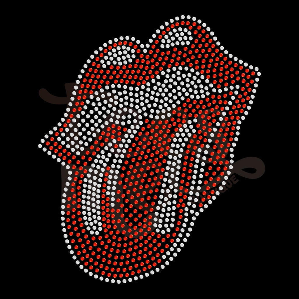 Lips Tongue SS16 RHINESTONE TRANSFER