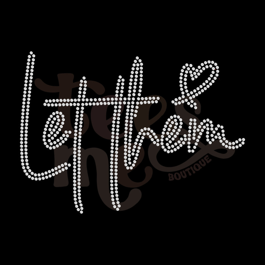 Let Them Two Color SS16 RHINESTONE TRANSFER