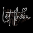 Let Them Two Color SS16 RHINESTONE TRANSFER