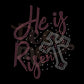 He Is Risen RHINESTONE TRANSFER