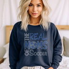 The Real Moms of Soccer RHINESTONE TRANSFER