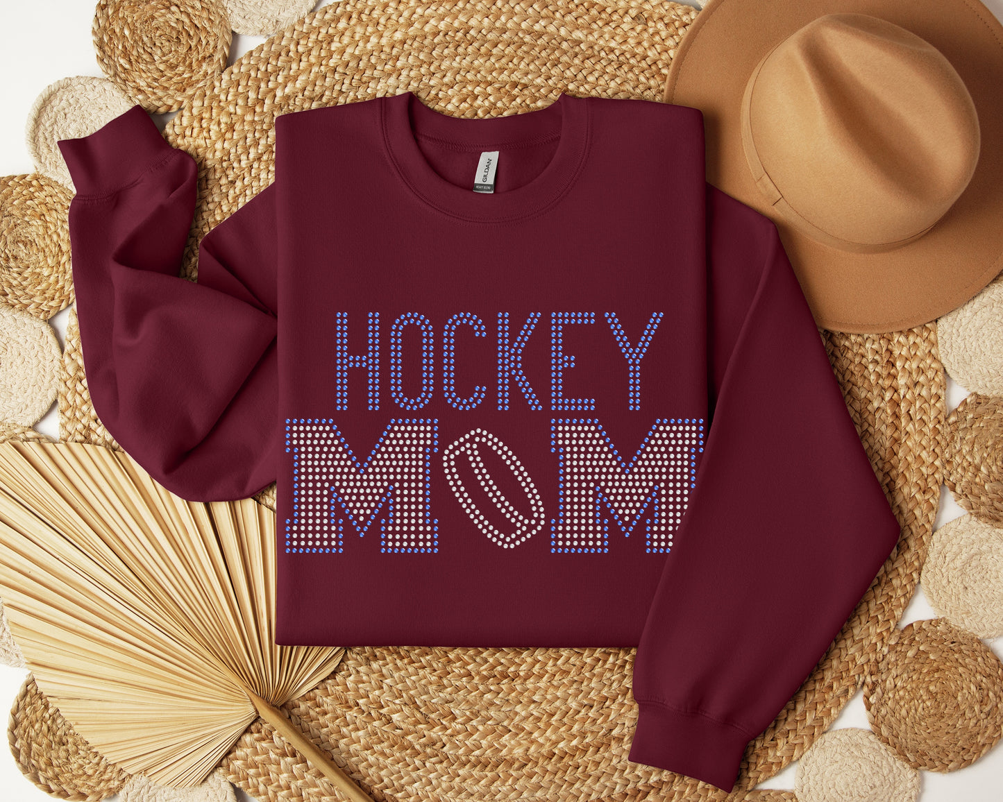 Hockey Mom RHINESTONE TRANSFER