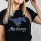 Mustangs RHINESTONE TRANSFER