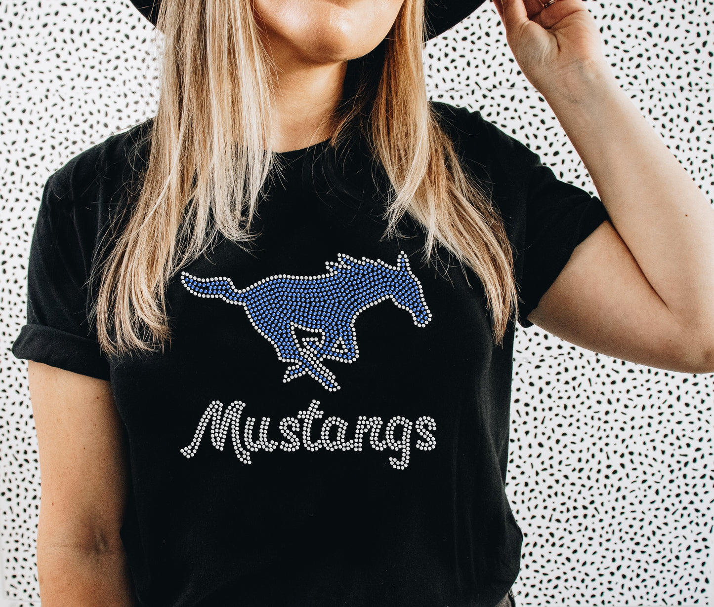 Mustangs RHINESTONE TRANSFER