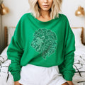 Lion Head Mascot RHINESTONE TRANSFER