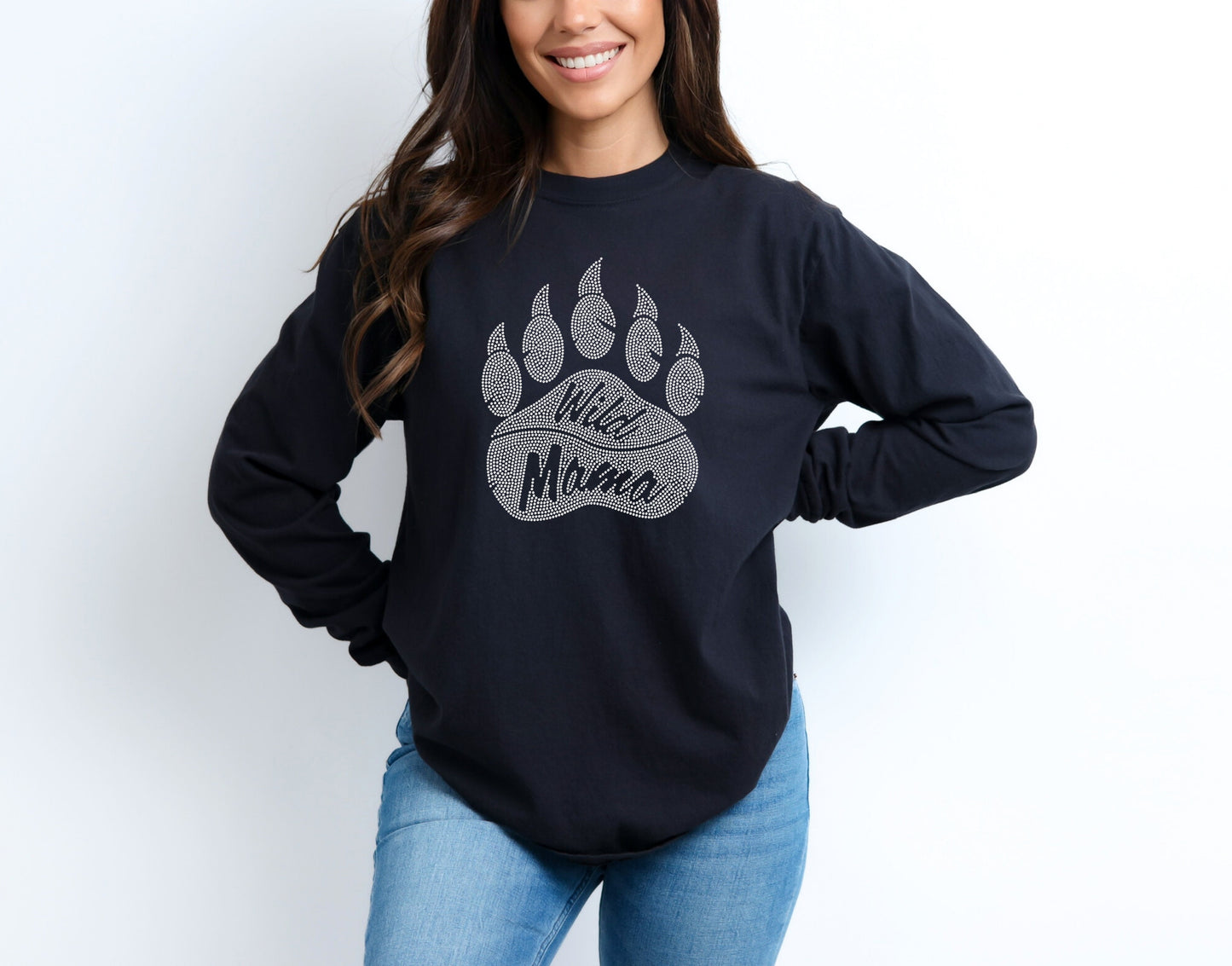 Mama Bear RHINESTONE TRANSFER