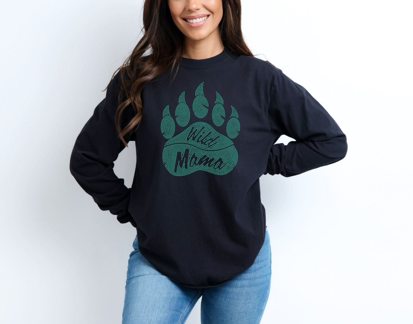 Mama Bear RHINESTONE TRANSFER