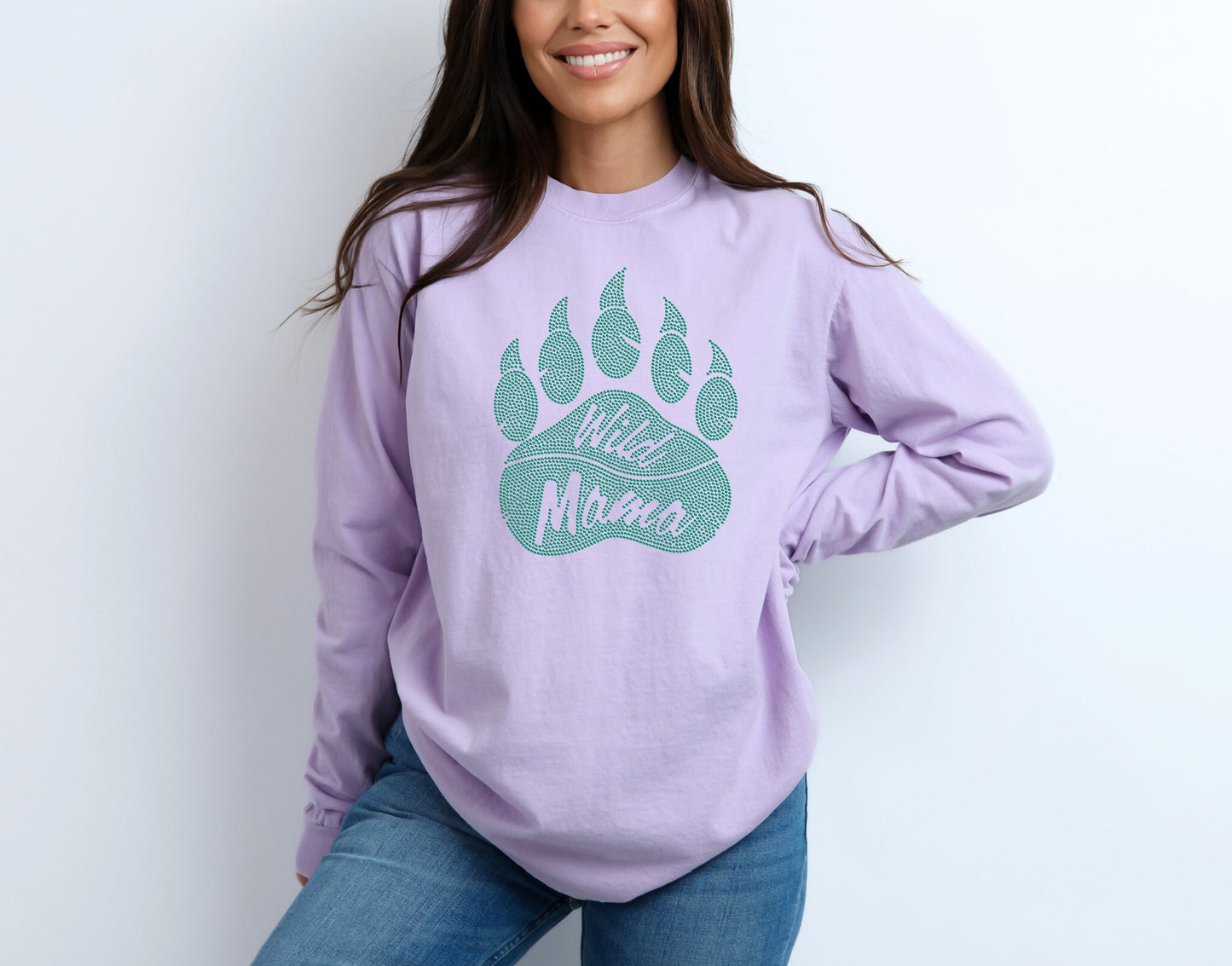 Mama Bear RHINESTONE TRANSFER