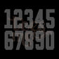 Custom Rhinestone Text Rhinestone Transfer - 12" Athletic Numbers - One Color