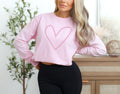 Trendy Heart RHINESTONE TRANSFER