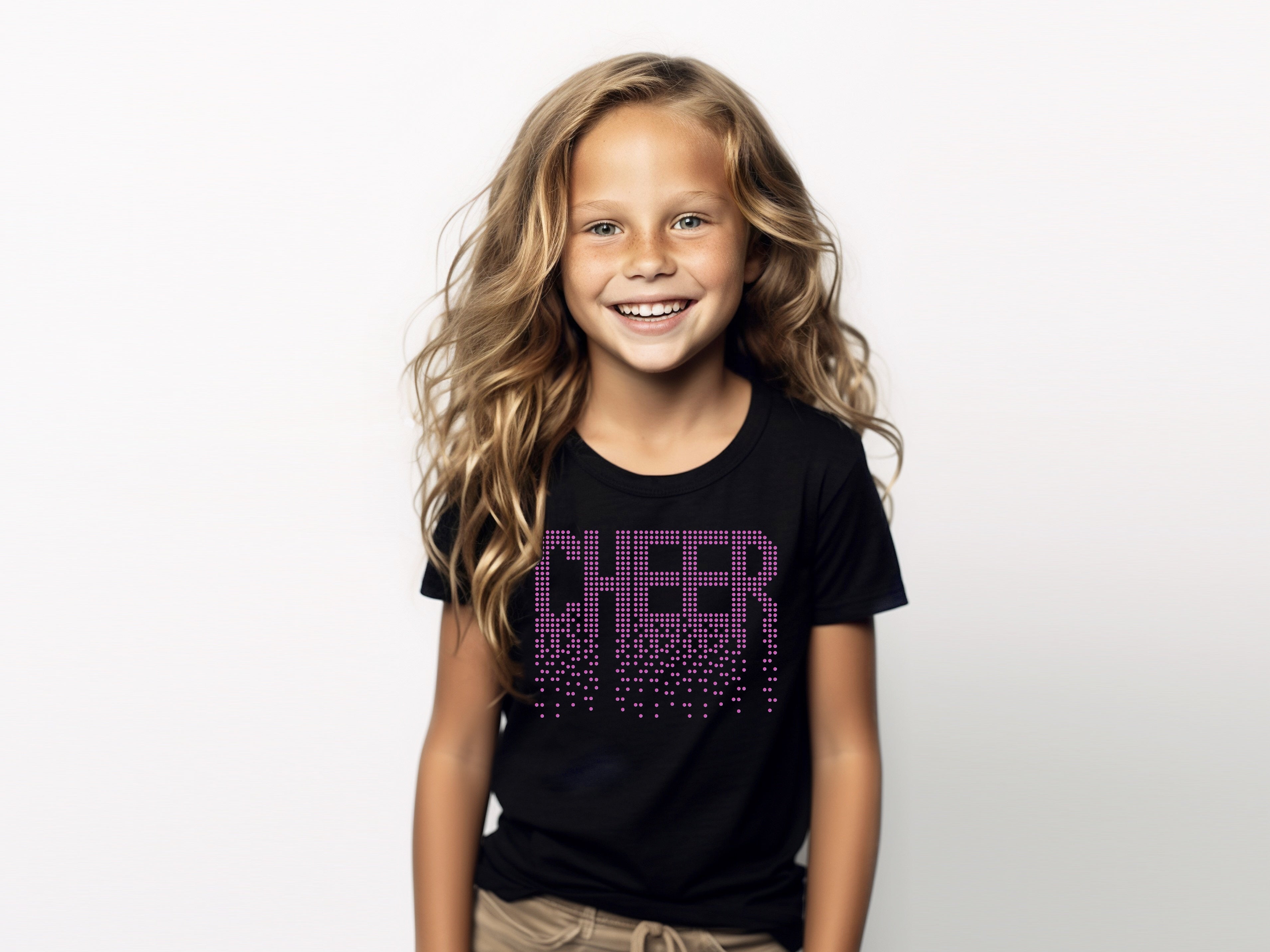 Cheer Drip YOUTH 9" SPANGLE TRANSFER