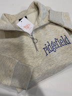 Ridgefield Quarter Zip (Oatmeal) Rhinestone Design