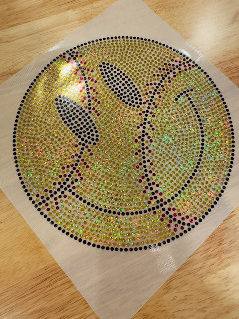 RTS // Softball Happy Face SPANGLE TRANSFER c. 121 + 119 + 102