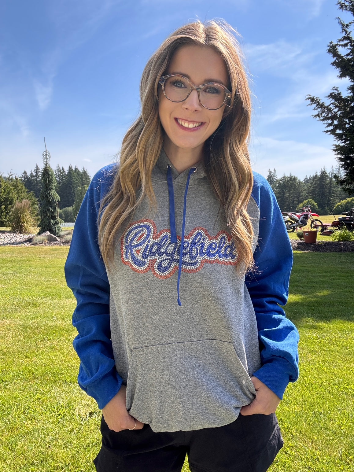 Ridgefield Retro Rhinestone Hoodie