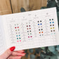 Rhinestone Color + Size Book