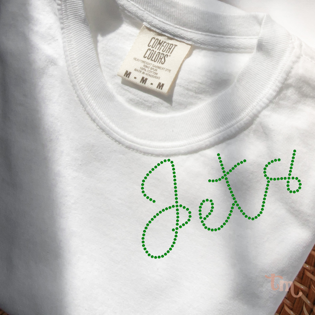 Jets Collar SHEET OF FOUR SPANGLE TRANSFER